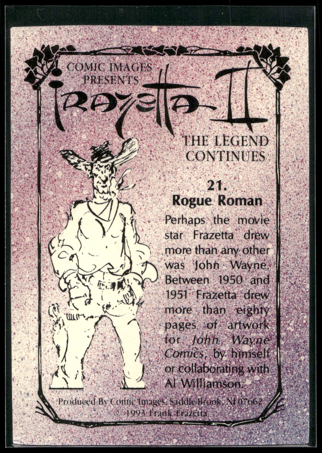 1993 Comic Images Frazetta II The Legend Continues #21 Rogue Roman