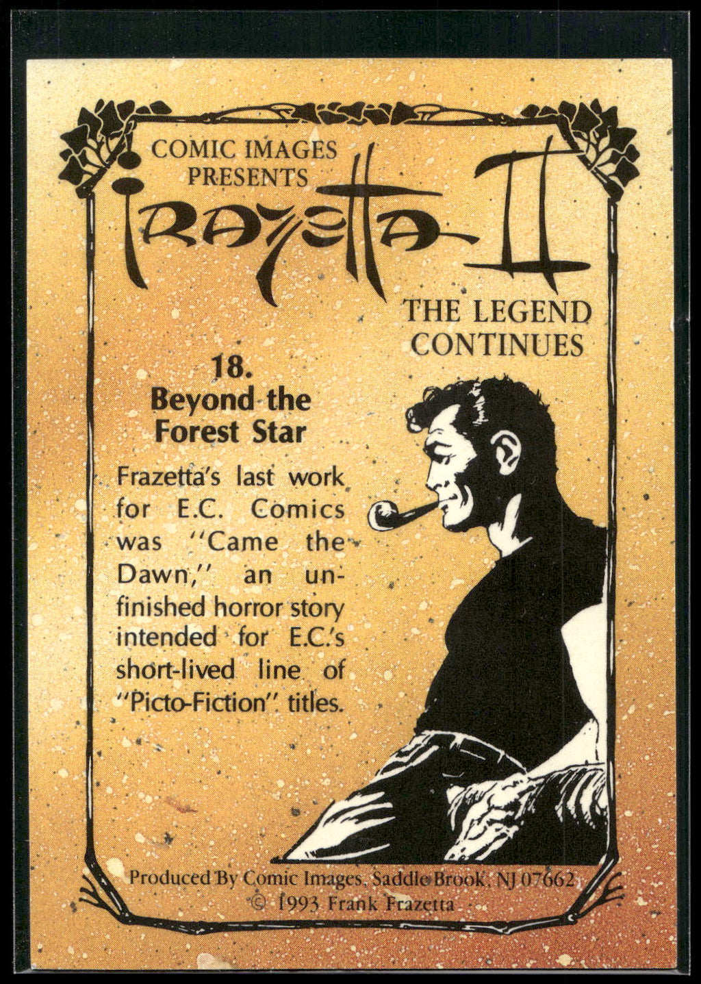 1993 Comic Images Frazetta II The Legend Continues #18 Beyond the Forest Star