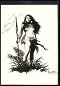 1993 Comic Images Frazetta II The Legend Continues #15 Woman with Spear