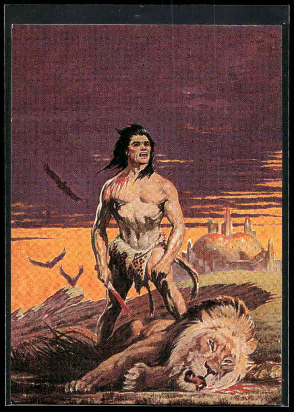 1993 Frazetta II The Legend Continues #11 Tarzan and the City of Gold