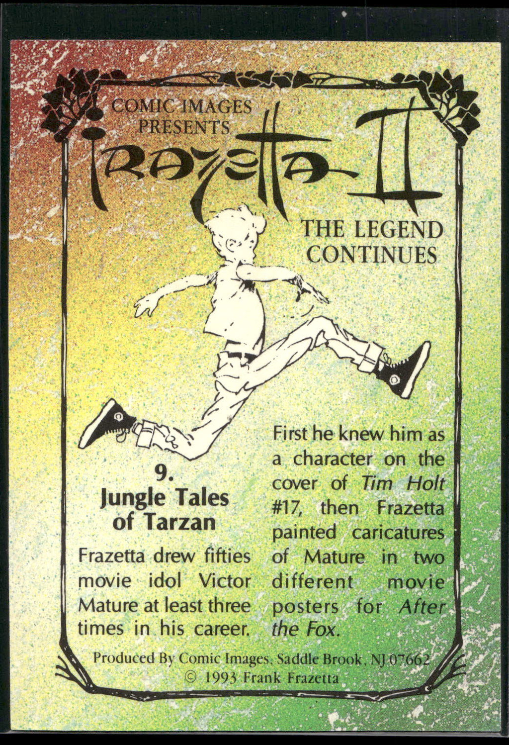 1993 Comic Images Frazetta II The Legend Continues #9 Jungle Tales of Tarzan