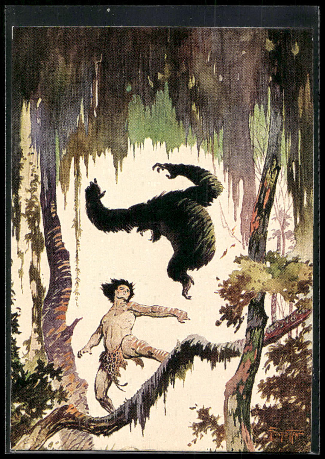 1993 Comic Images Frazetta II The Legend Continues #9 Jungle Tales of Tarzan