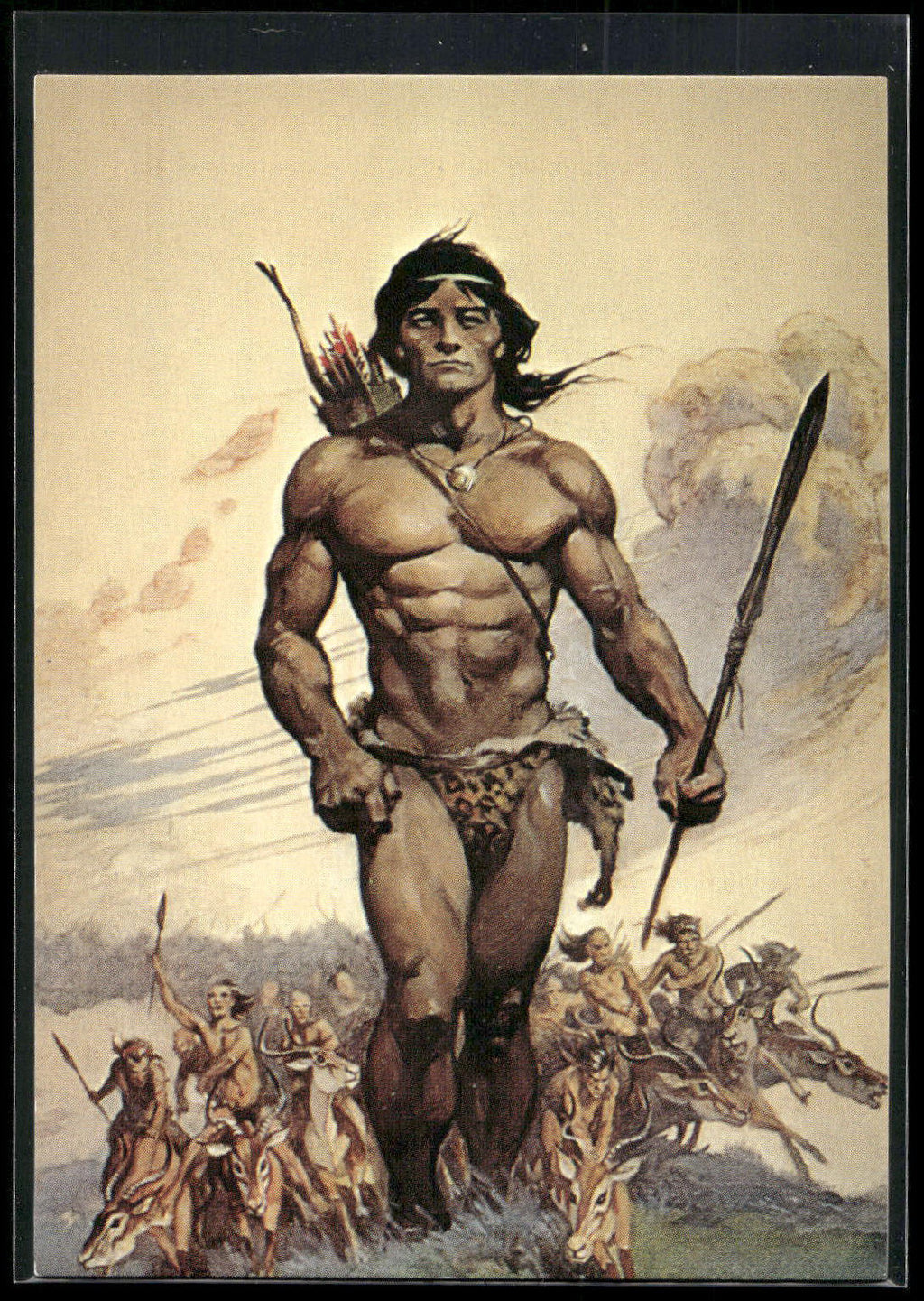 1993 Comic Images Frazetta II The Legend Continues #5 Tarzan and the Ant Men