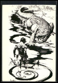 1993 Frazetta II The Legend Continues #4 Tarzan Against the Giant Alligator