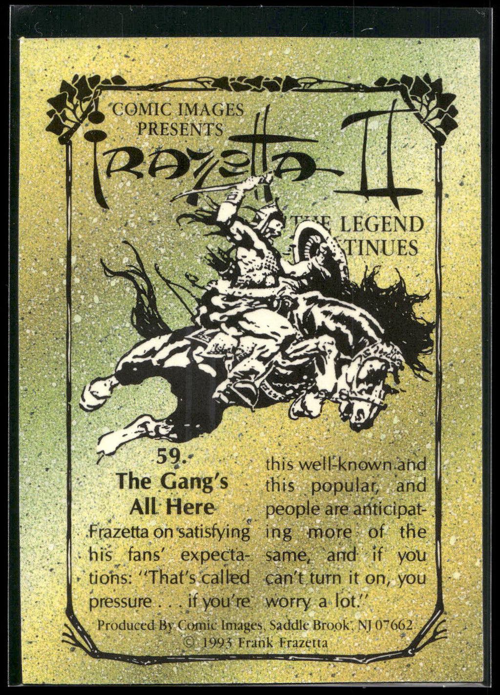 1993 Comic Images Frazetta II The Legend Continues #59 Gang's All Here, The