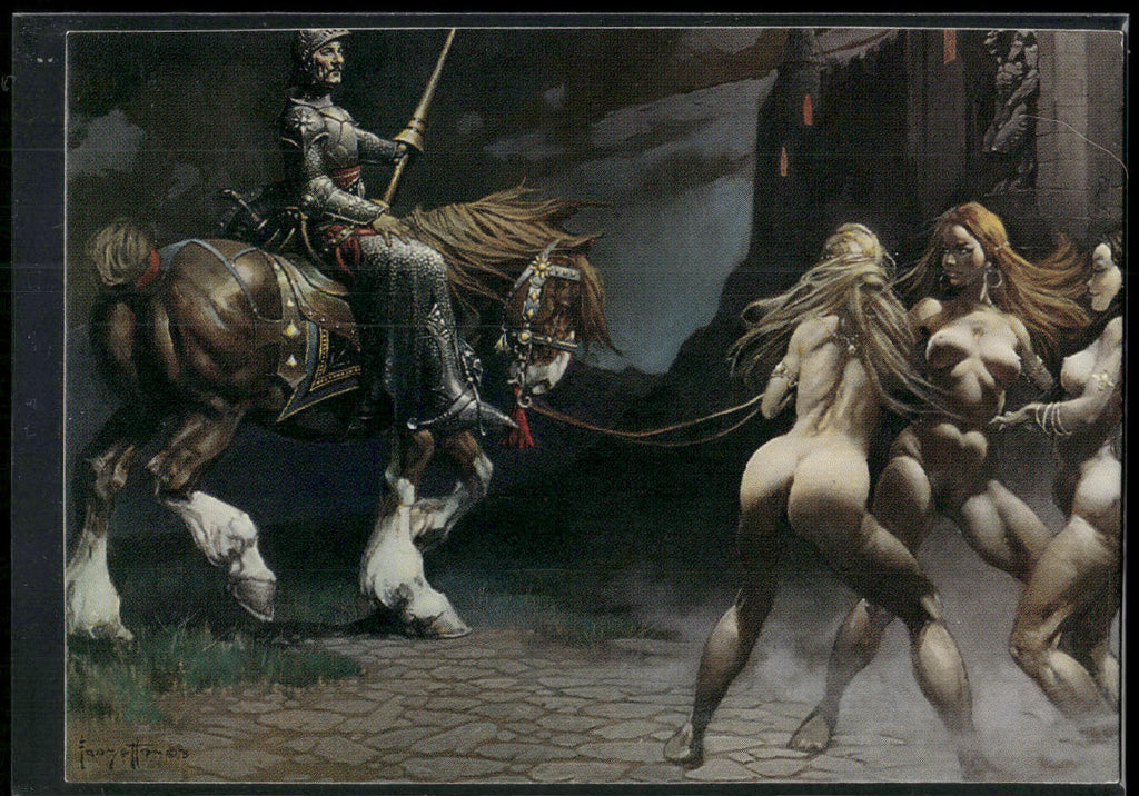 1993 Comic Images Frazetta II The Legend Continues #58 Castle of Sin