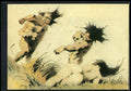 1993 Comic Images Frazetta II The Legend Continues #56 Cavemen Fight