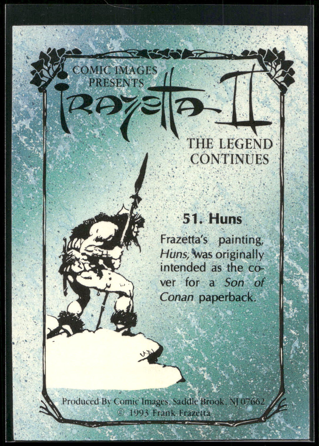 1993 Comic Images Frazetta II The Legend Continues #51 Huns