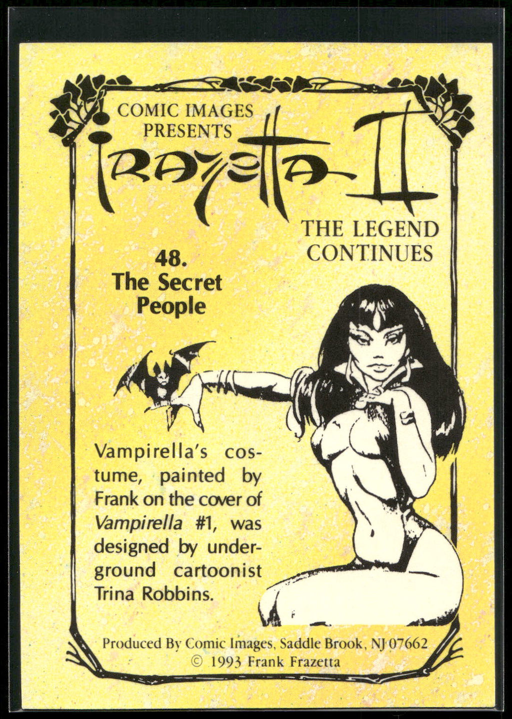 1993 Comic Images Frazetta II The Legend Continues #48 Secret People, The