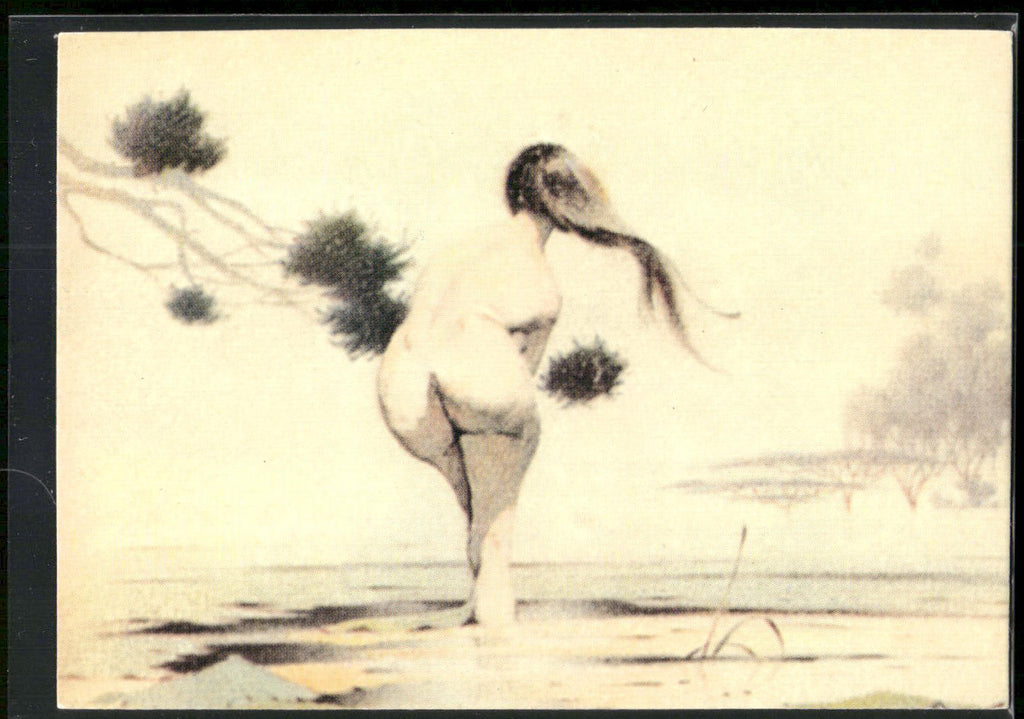 1993 Comic Images Frazetta II The Legend Continues #38 Nude in Pond