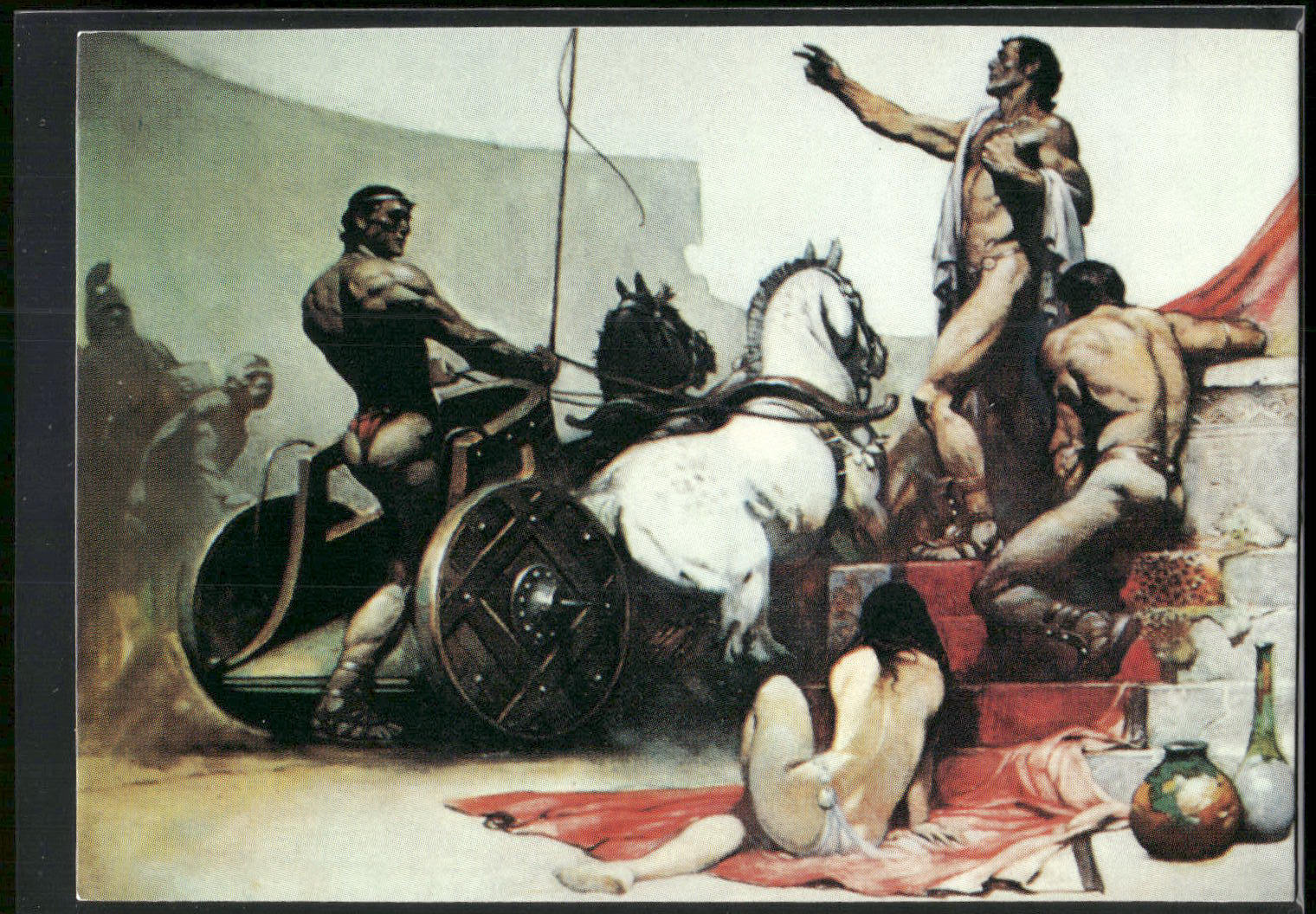 1993 Comic Images Frazetta II The Legend Continues #35 Roman Chariot