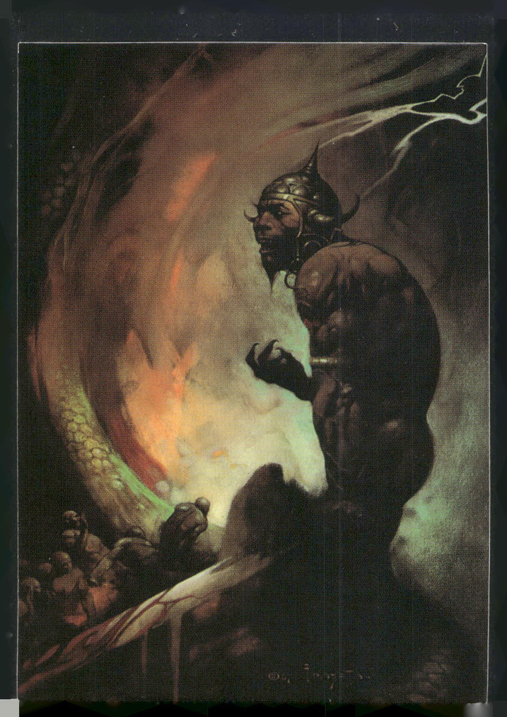 1993 Comic Images Frazetta II The Legend Continues #34 Mongol Tyrant
