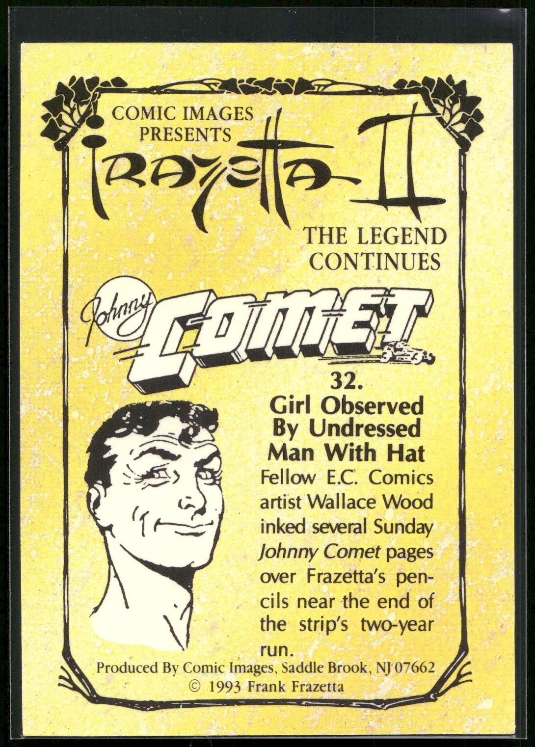 1993 Frazetta II The Legend Continues #32 Girl Observed by Undressed