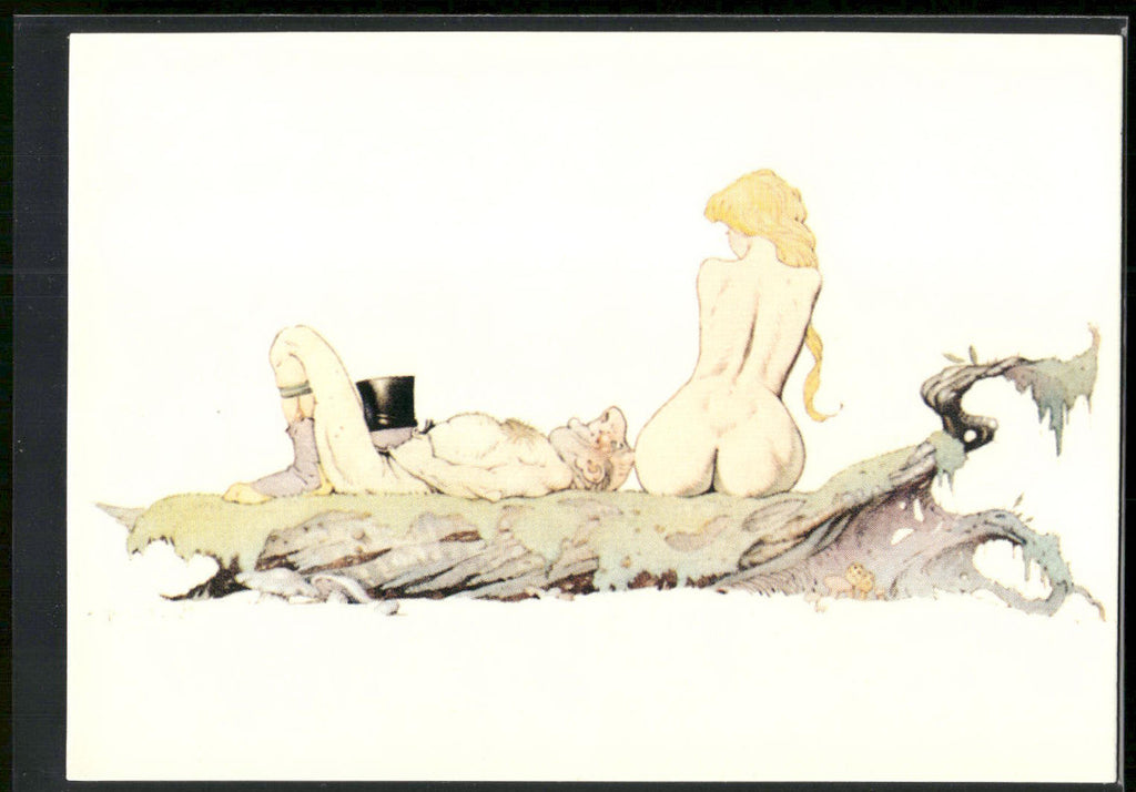 1993 Frazetta II The Legend Continues #32 Girl Observed by Undressed