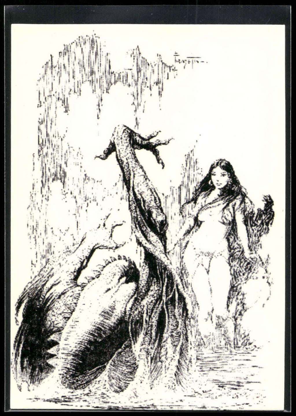 1993 Frazetta II The Legend Continues #88 Princess and the Swamp Thing