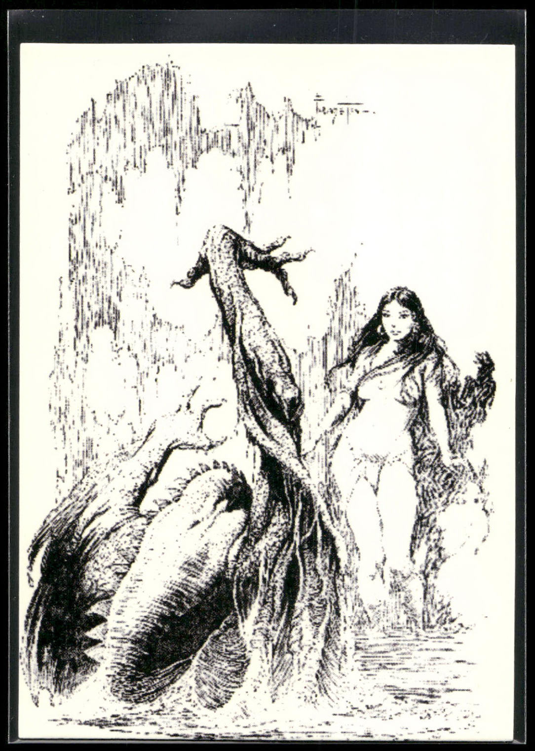 1993 Frazetta II The Legend Continues #88 Princess and the Swamp Thing