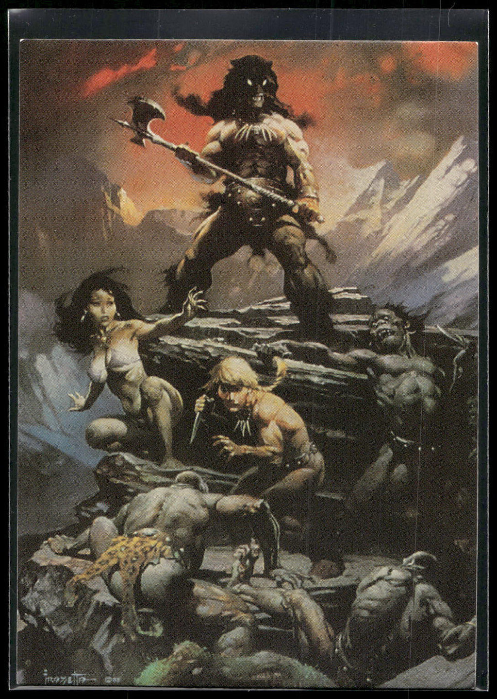 1993 Comic Images Frazetta II The Legend Continues #83 Fire and Ice