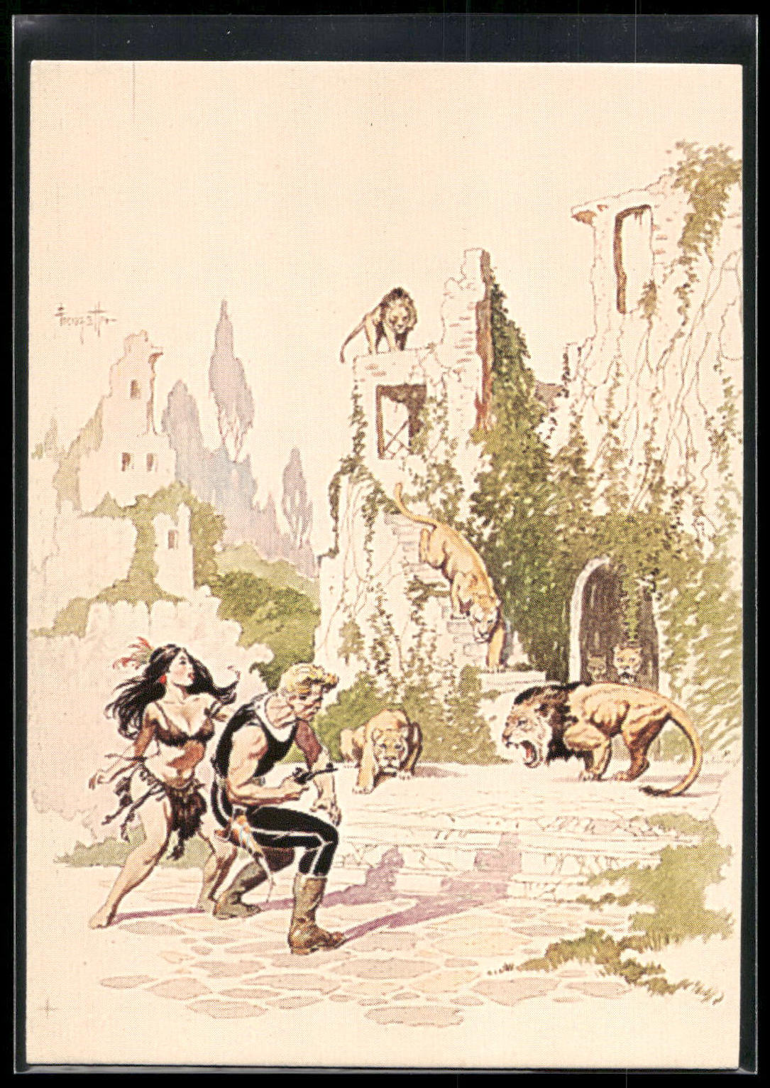 1993 Comic Images Frazetta II The Legend Continues #82 Lost Continent