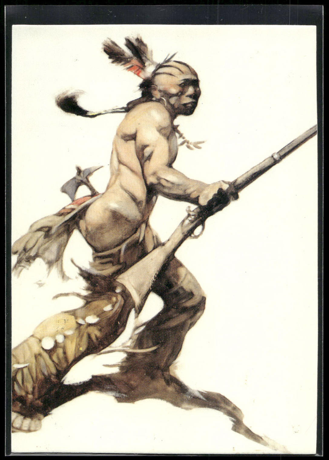 1993 Comic Images Frazetta II The Legend Continues #79 Indian Brave, The