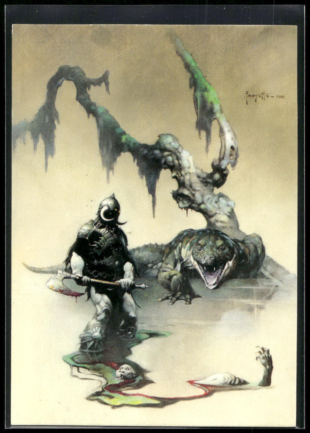 1993 Comic Images Frazetta II The Legend Continues #77 Death Dealer 4