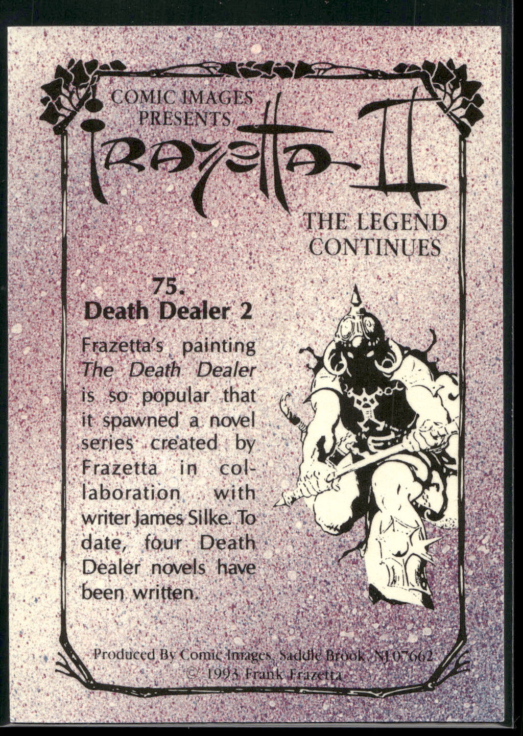 1993 Comic Images Frazetta II The Legend Continues #75 Death Dealer 2