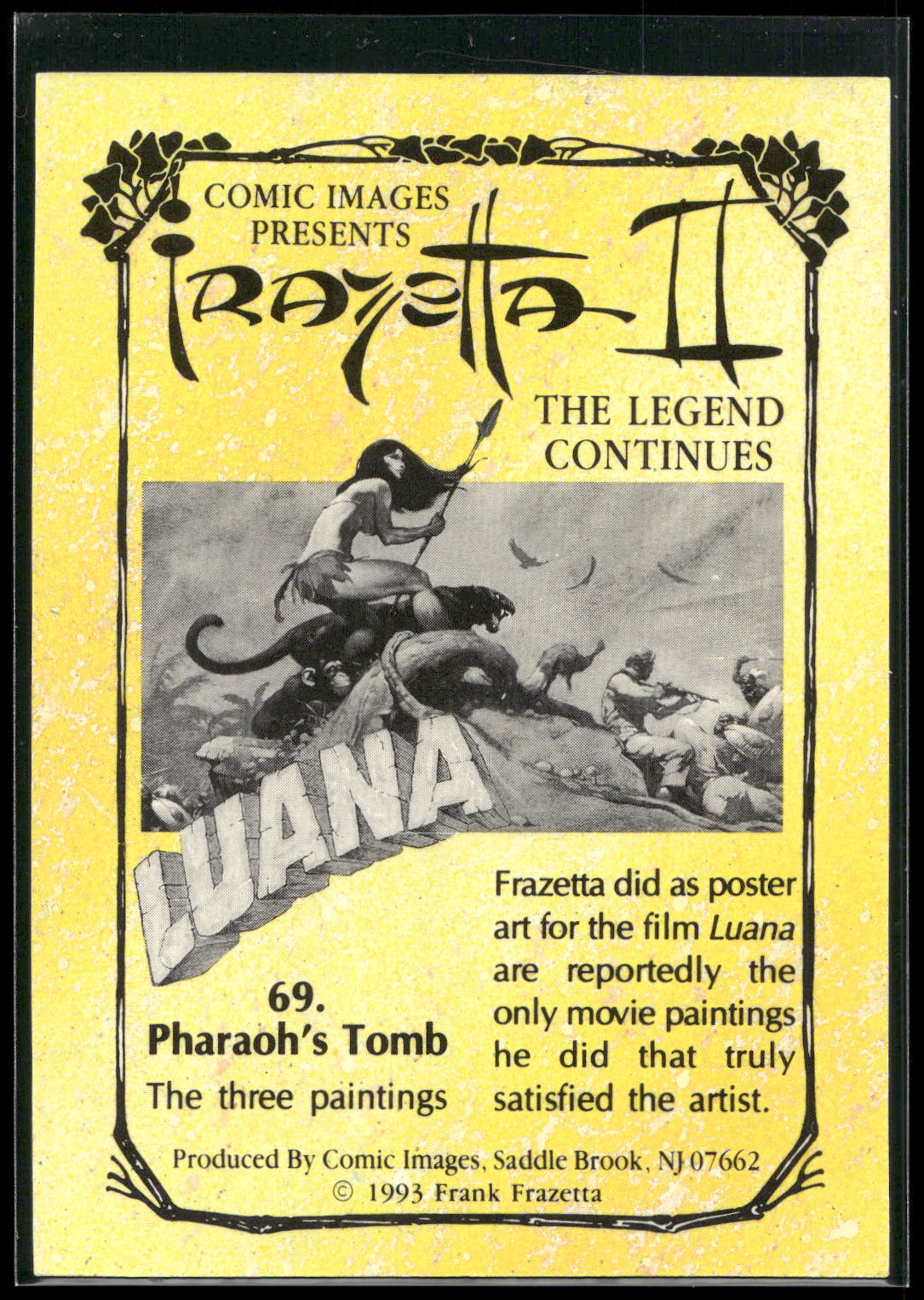 1993 Comic Images Frazetta II The Legend Continues #69 Pharaoh's Tomb