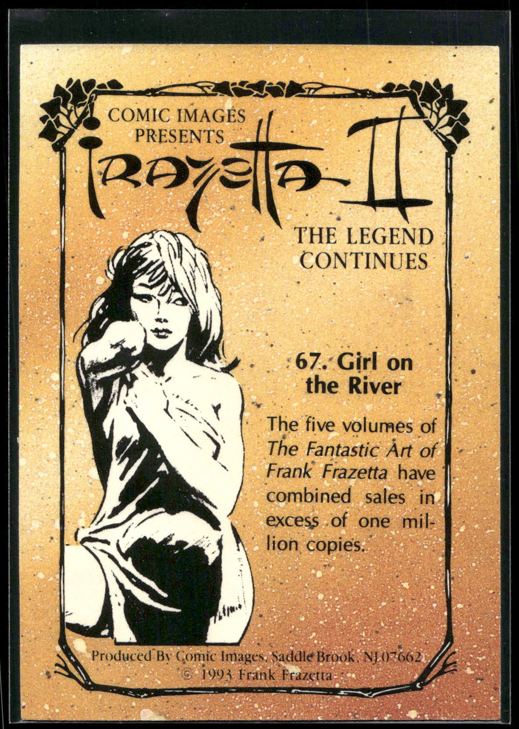 1993 Comic Images Frazetta II The Legend Continues #67 Girl on the River