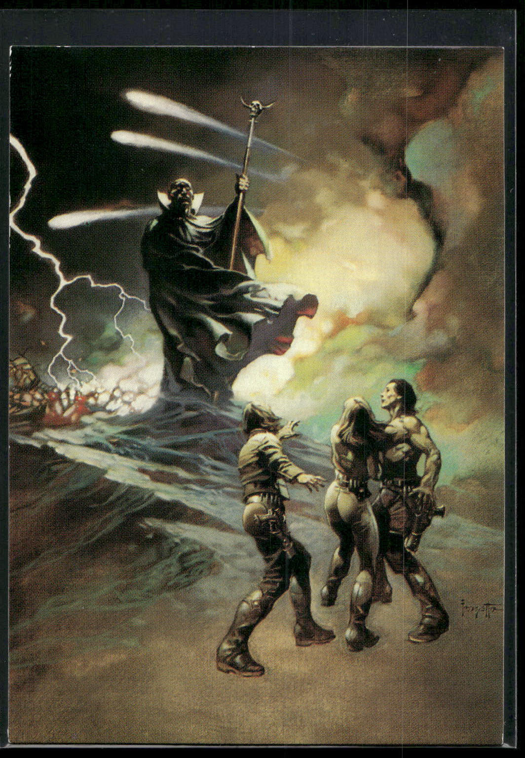 1993 Comic Images Frazetta II The Legend Continues #66 Darkness at Time's Edge