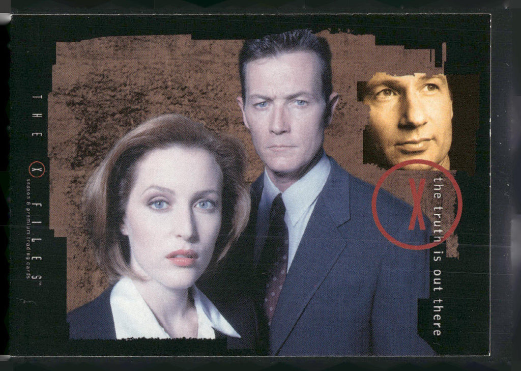 2002 Inkworks X-Files Season 8 #1 With Mulder abducted, a pregnant Scully sear