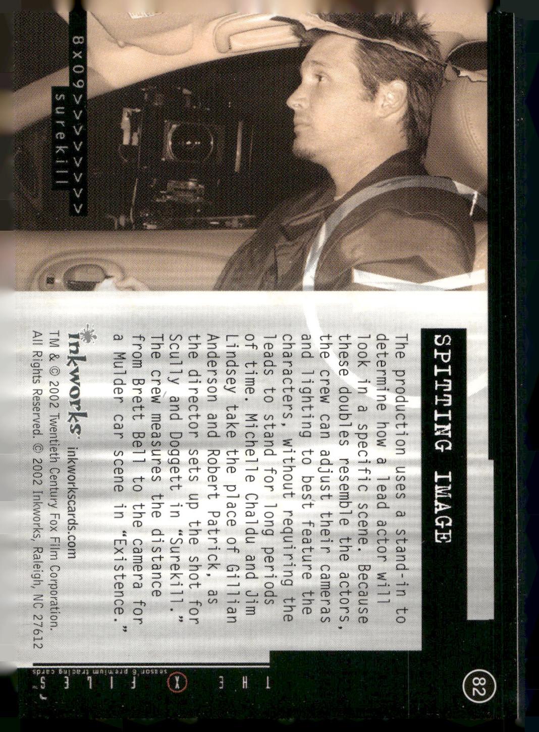 2002 Inkworks X-Files Season 8 #82 Spitting Image