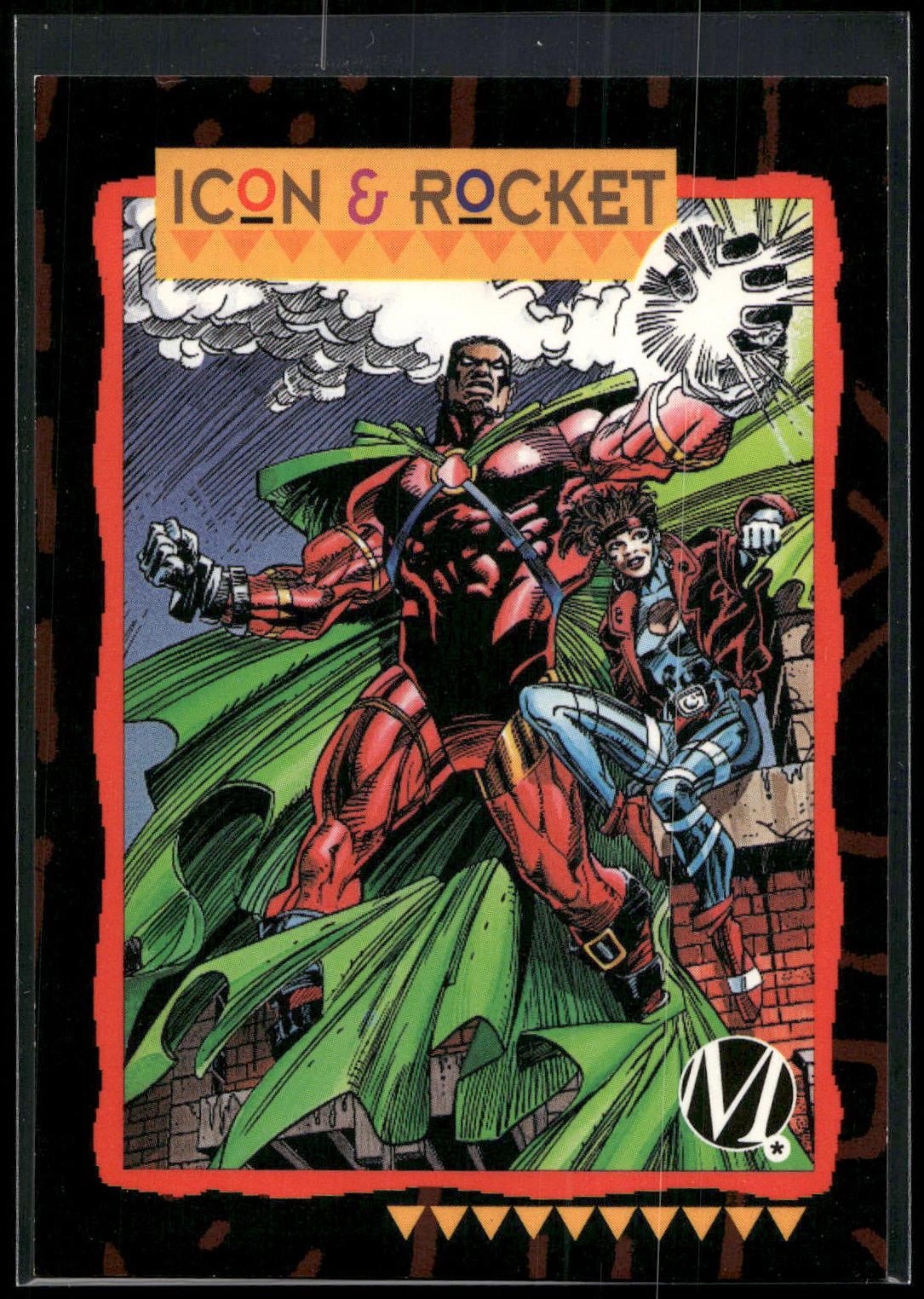 1993 SkyBox Milestone: The Dakota Universe #19 Icon &amp; Rocket