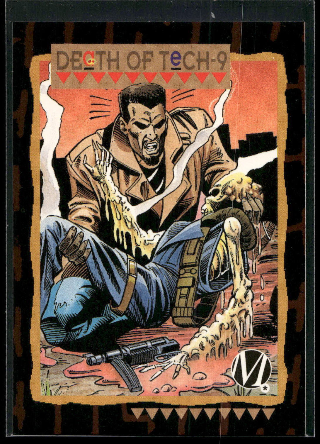 1993 SkyBox Milestone: The Dakota Universe #60 Death of Tech-9