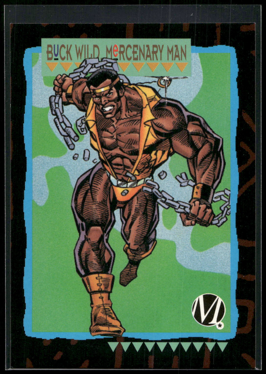 1993 SkyBox Milestone: The Dakota Universe #54 Buck Wild, Mercenary Man