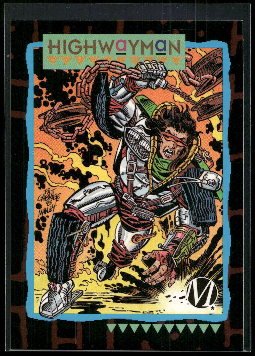 1993 SkyBox Milestone: The Dakota Universe #50 Highwayman