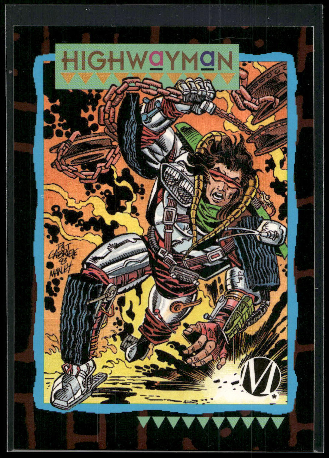 1993 SkyBox Milestone: The Dakota Universe #50 Highwayman