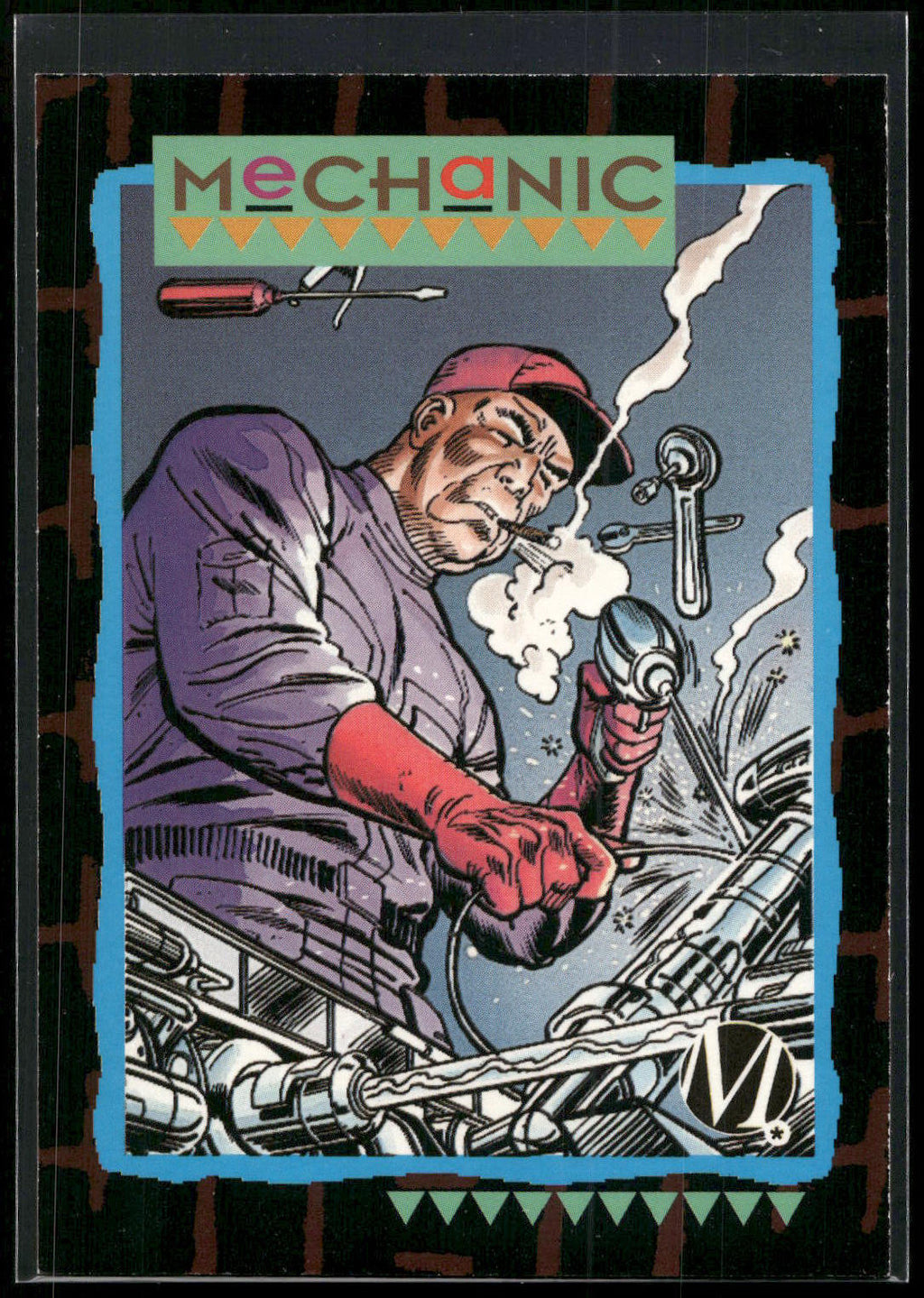 1993 SkyBox Milestone: The Dakota Universe #40 Mechanic