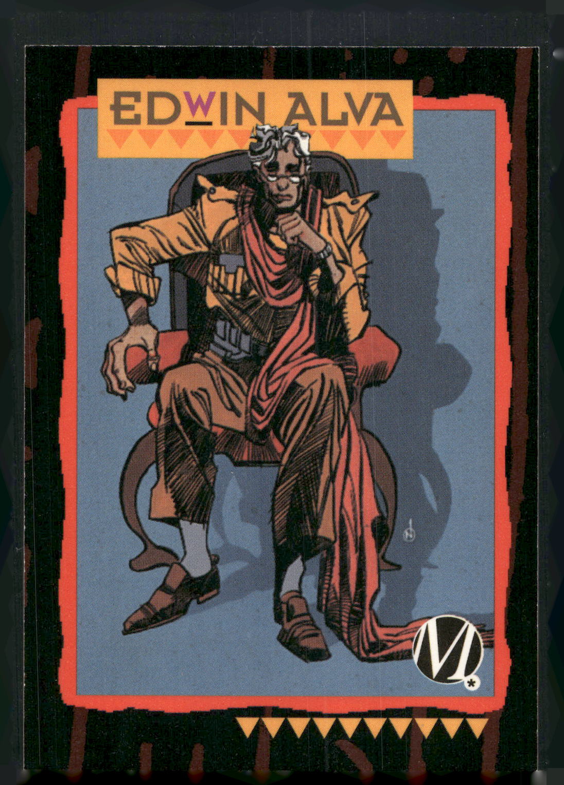 1993 SkyBox Milestone: The Dakota Universe #35 Edwin Alva
