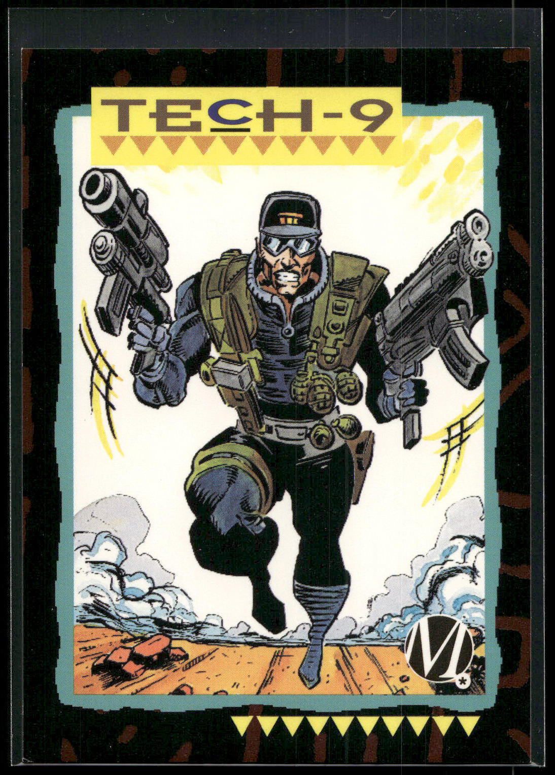 1993 SkyBox Milestone: The Dakota Universe #82 Tech-9
