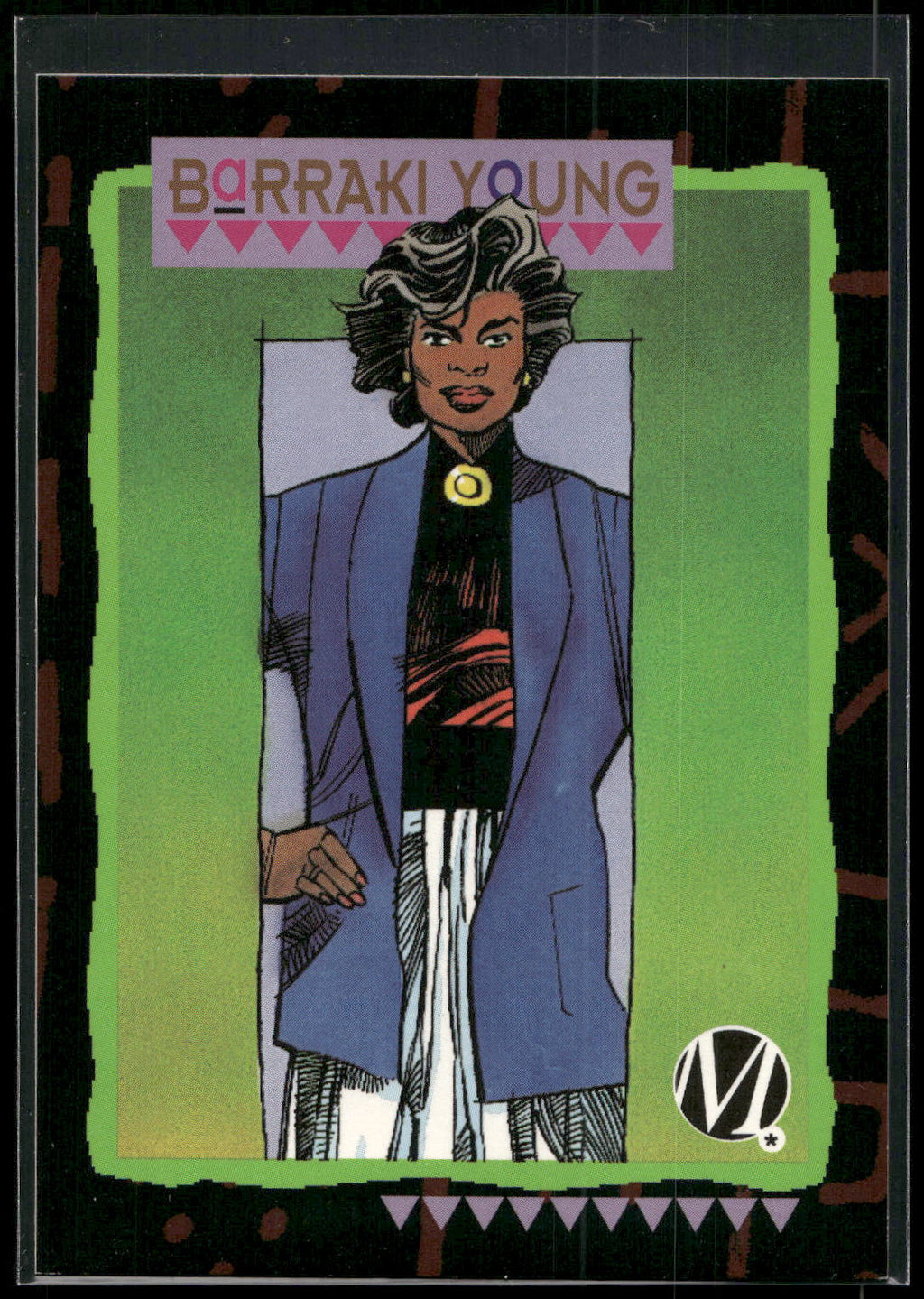1993 SkyBox Milestone: The Dakota Universe #67 Barraki Young