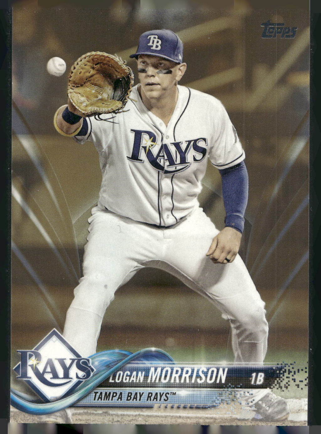 2018 Topps #477 Logan Morrison Gold #/2018