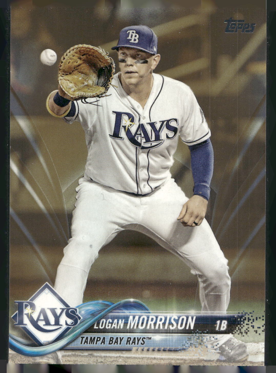 2018 Topps #477 Logan Morrison Gold #/2018