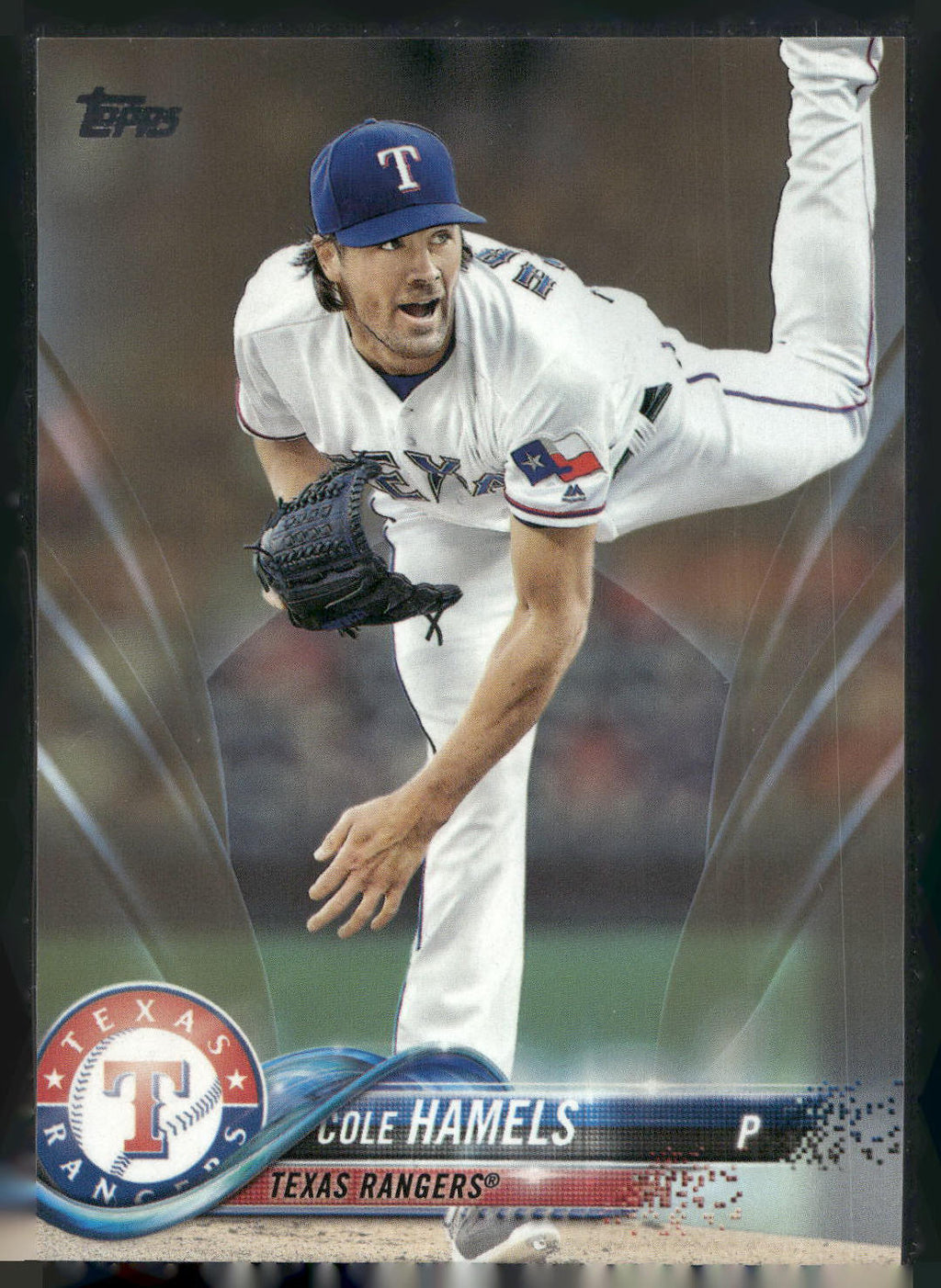 2018 Topps #371 Cole Hamels Gold #/2018