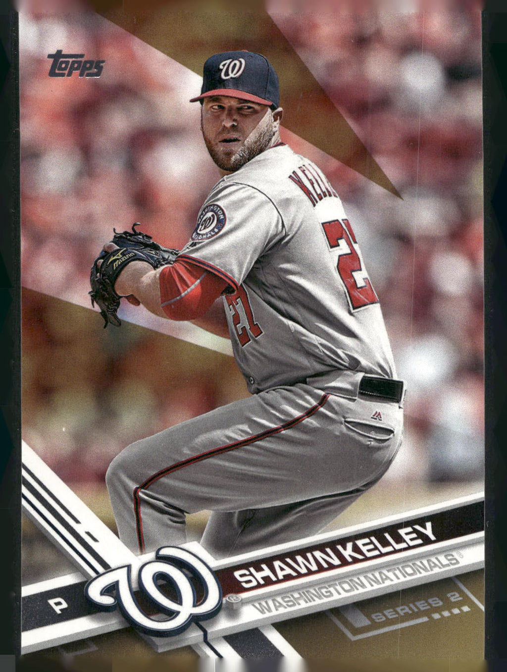 2017 Topps #541 Shawn Kelley Gold #/2017