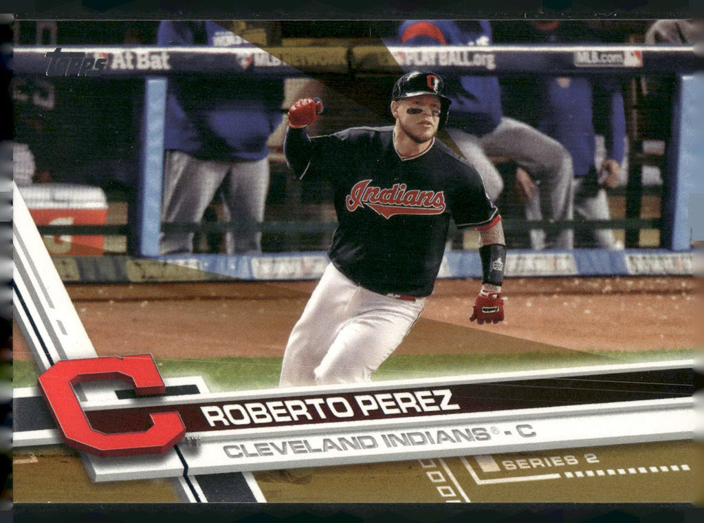 2017 Topps #419 Roberto Perez Gold #/2017
