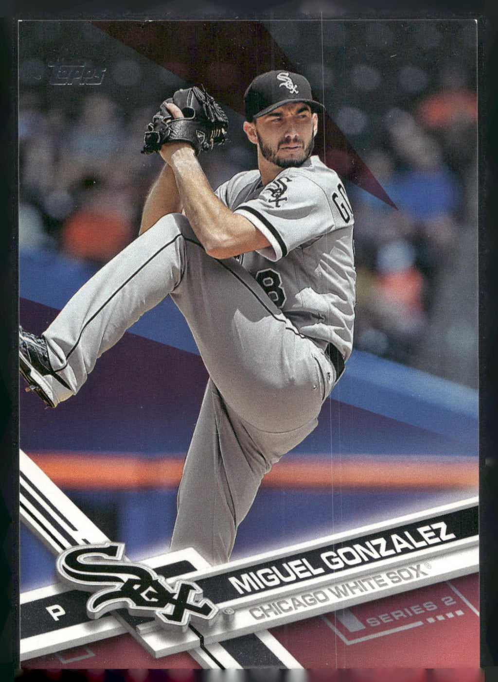 2017 Topps #549 Miguel Gonzalez Father's Day Powder Blue #/50