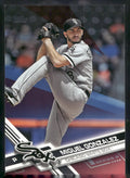 2017 Topps #549 Miguel Gonzalez Father's Day Powder Blue #/50