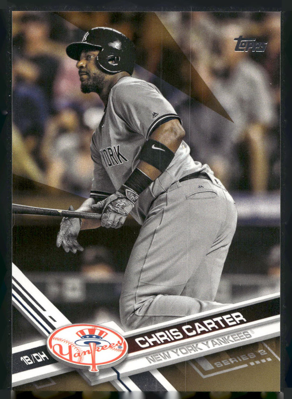 2017 Topps #438 Chris Carter Gold #/2017