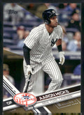 2017 Topps #181 Aaron Hicks Gold #/2017