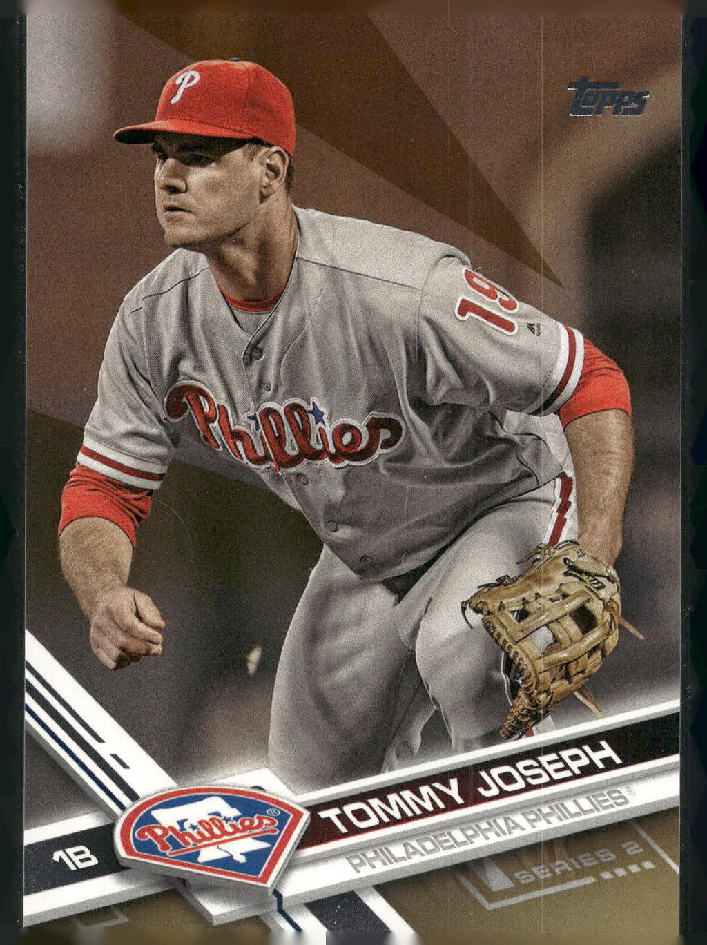 2017 Topps #431 Tommy Joseph Gold #/2017