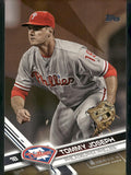 2017 Topps #431 Tommy Joseph Gold #/2017